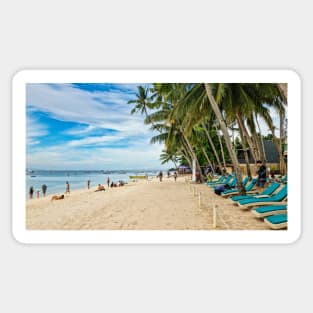 Alona Beach, Panglao Island, Bohol, Philippines Sticker